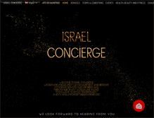 Tablet Screenshot of israelconcierge.co.il